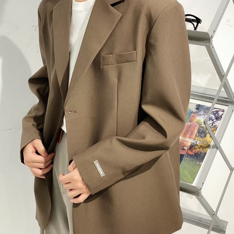 Áo khoác vest AFFLIGA dáng rộng phong cách vintage thời trang cho nam