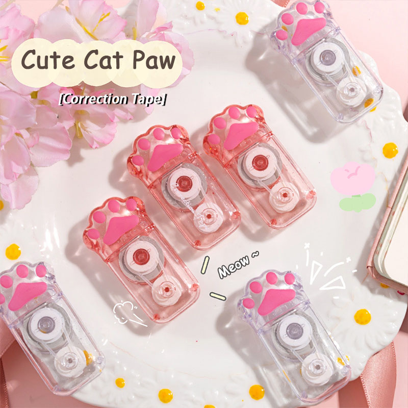 Letit | Bút Xóa Kéo Hình Dấu Chân Mèo Dễ Thương 5mm * 6m