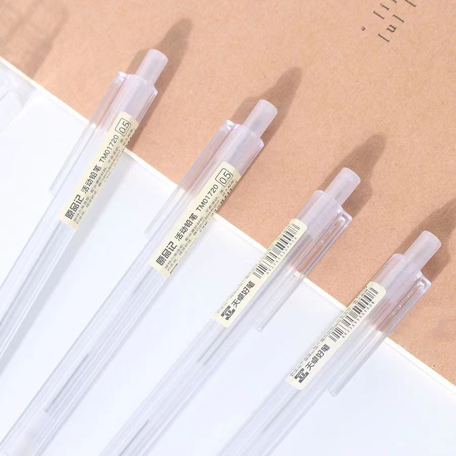 Letit | 0.5 / 0.7mm Bút chì cơ tối giản Bút chì cơ trong suốt