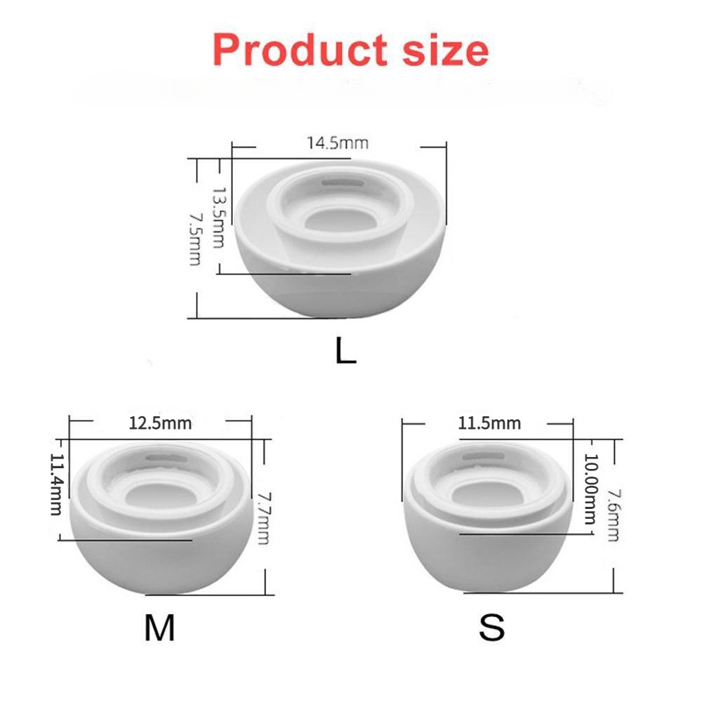 Set 3 Cặp Nút Tai Nghe Bằng Silicon Chống Trượt Thay Thế Cho apple airpods pro 2