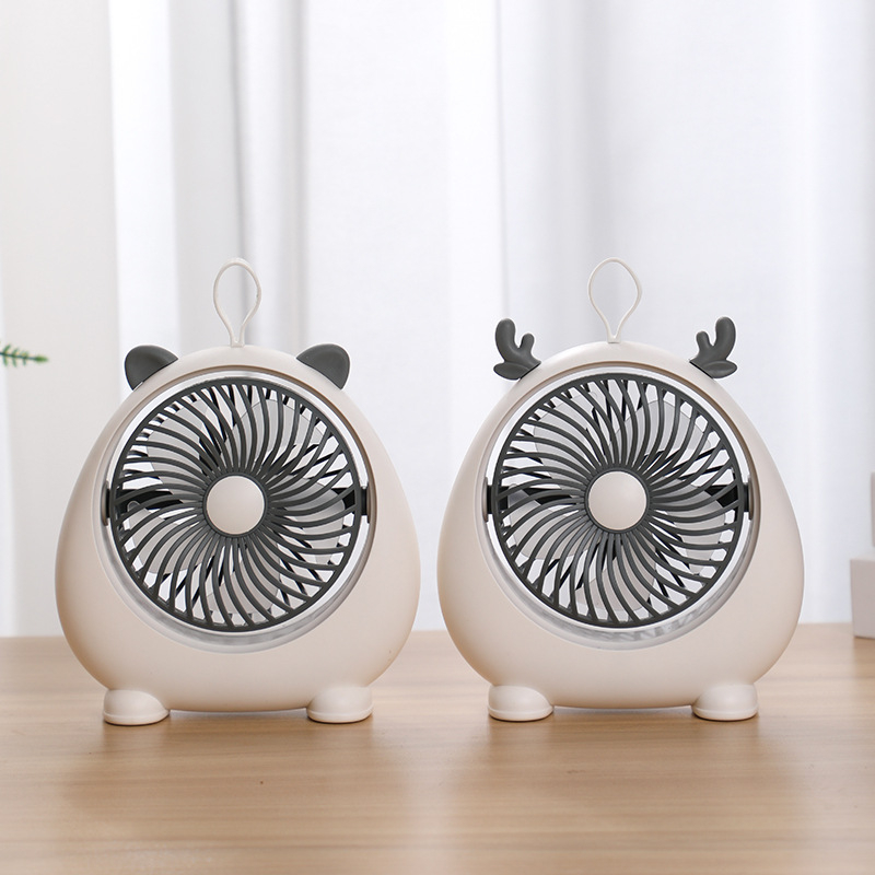 Quạt để bàn, Quạt mini để bàn siêu gió, Nhiều màu sắc USB THREELIVES