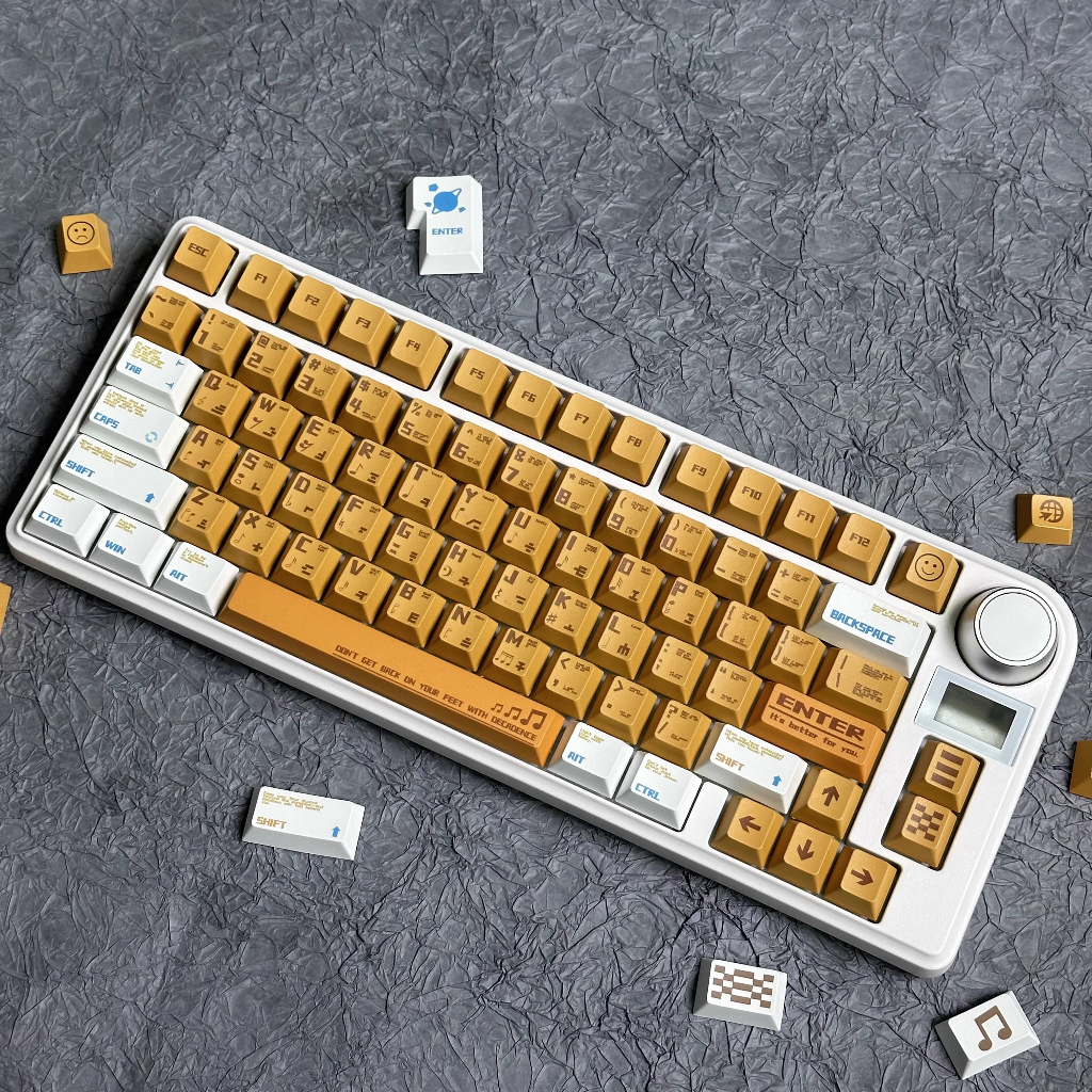 Cam Âm Thanh Keycap 128 Phím Keycaps PBT Anh Đào Hồ Sơ DYE-SUB Cá Tính Cho MX Công Tắc Bàn Phím Cơ