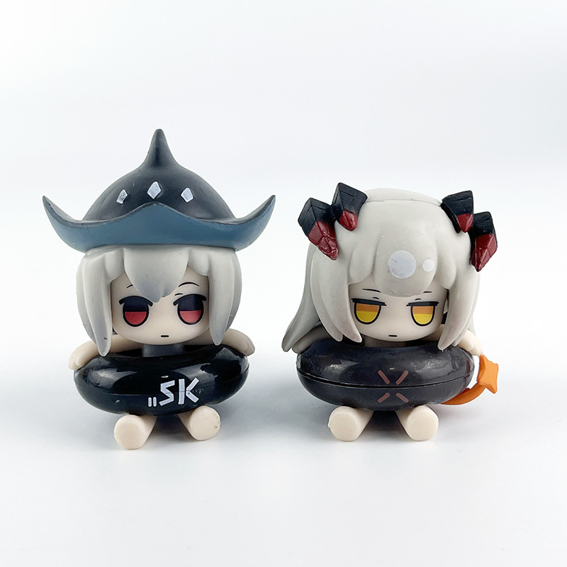 Bộ 6 Mô Hình Nhân Vật arknights Kal 'Tsit amiya Ch' En mini Dễ Thương