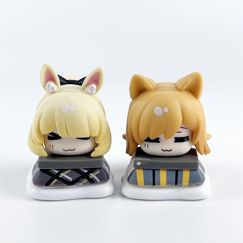 Bộ 6 Mô Hình Nhân Vật Hoạt Hình arknights 4.5-5cm