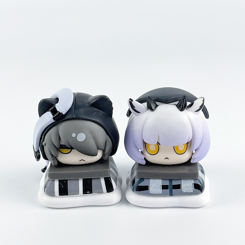 Bộ 6 Mô Hình Nhân Vật Hoạt Hình arknights 4.5-5cm