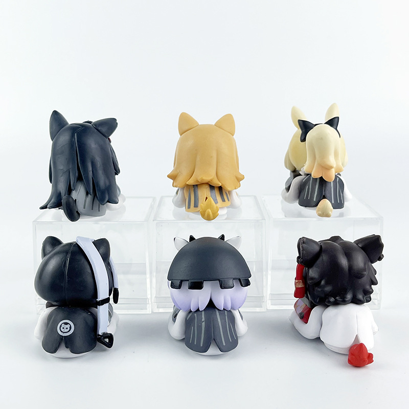 Bộ 6 Mô Hình Nhân Vật Hoạt Hình arknights 4.5-5cm