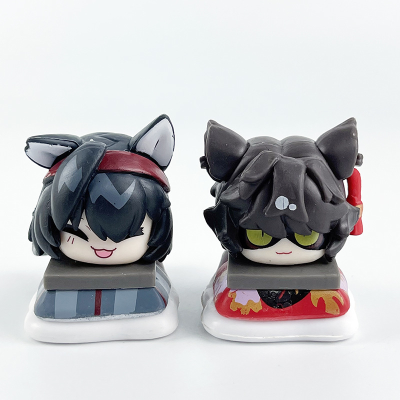 Bộ 6 Mô Hình Nhân Vật Hoạt Hình arknights 4.5-5cm