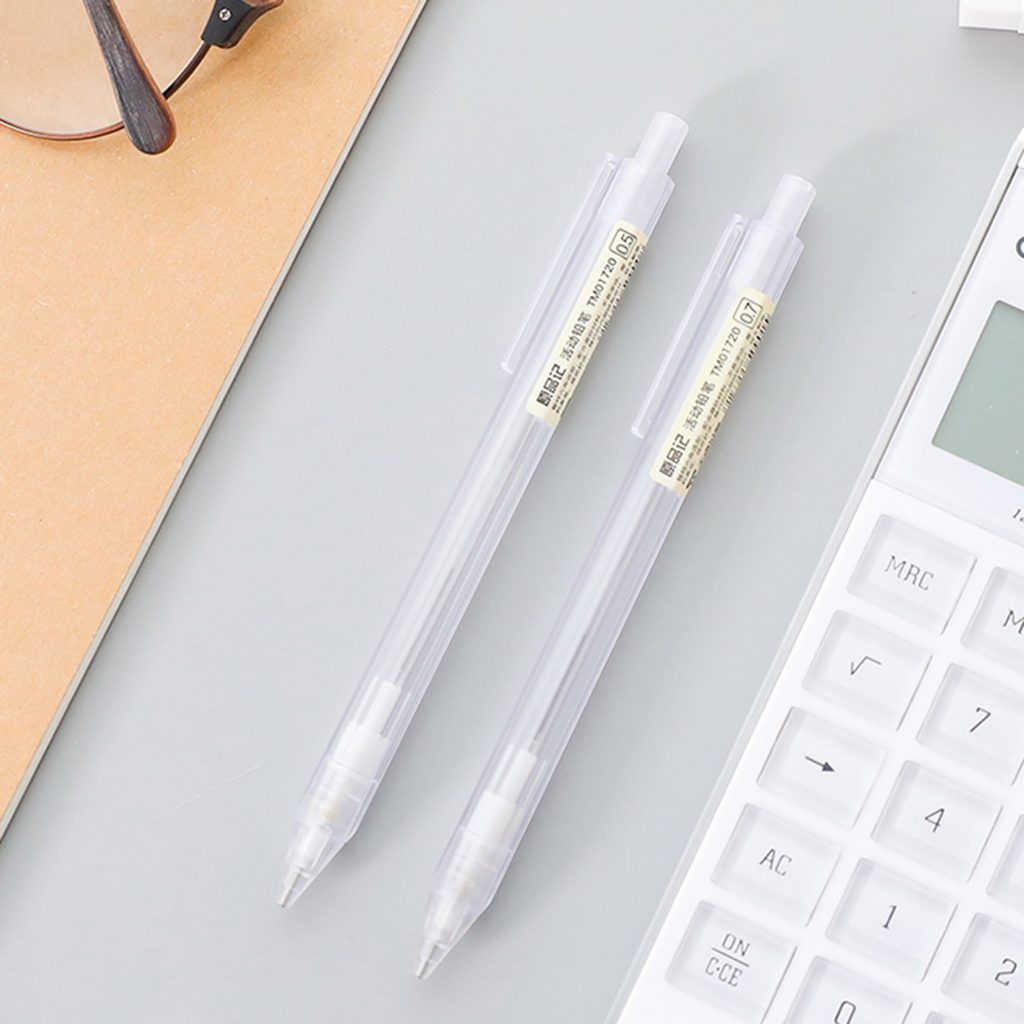 Letit | 0.5 / 0.7mm Bút chì cơ tối giản Bút chì cơ trong suốt