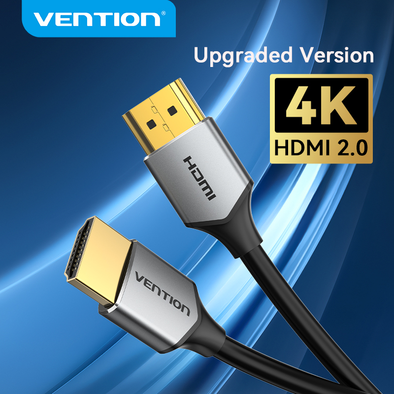 Cáp Vention HDMI 2.0 Ultra 4K với độ phân giải cao chất liệu hợp kim nhôm mỏng cho PS4/3 / máy chiếu HDTV X-box