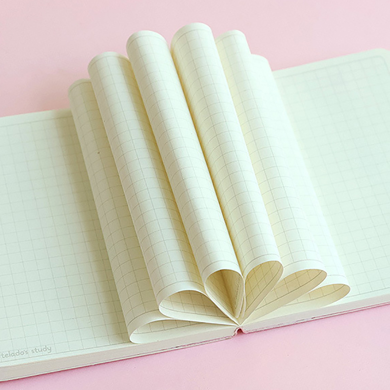 Mr. Paper  80 sheets/book Đậu đậu Ben Trang bìa phim hoạt hình dễ thương Sổ tay Cuốn sách hình vuông nhỏ Bản ghi nhớ sinh viên Sổ ghi chú Cuốn sách này Máy tính xách tay Nhật ký nhỏ