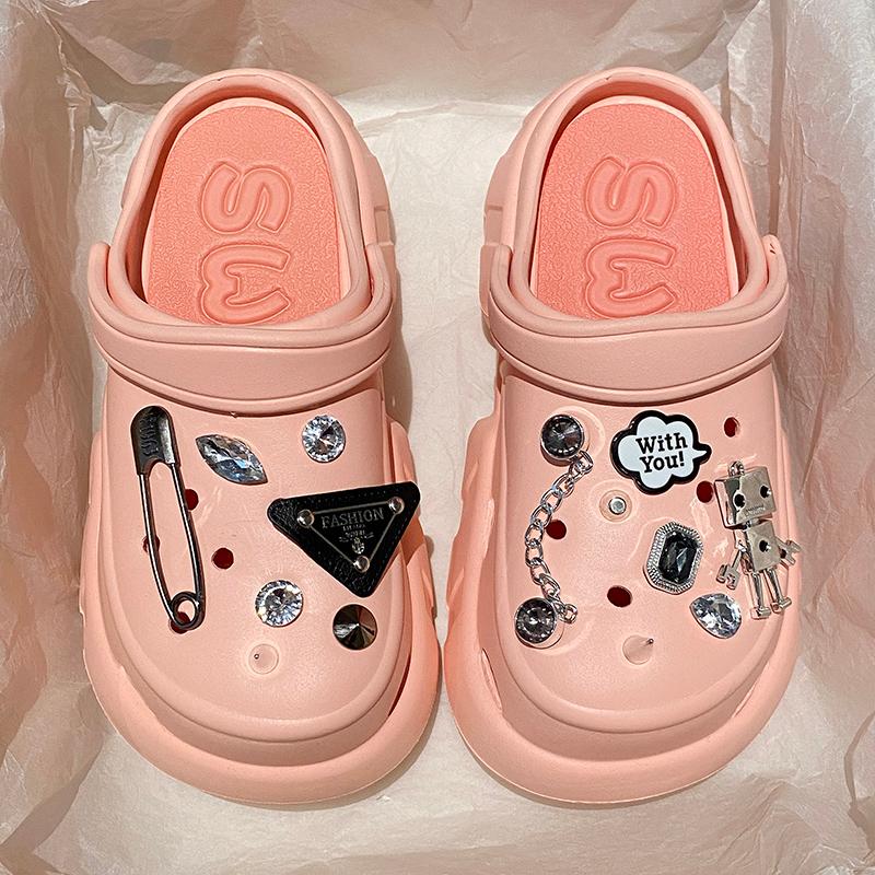 ICCLEK dép sandal nữ dép cross đi biển dép đế cao Thoải Mái Xinh Xắn  FDL2390R7S 37Z230911