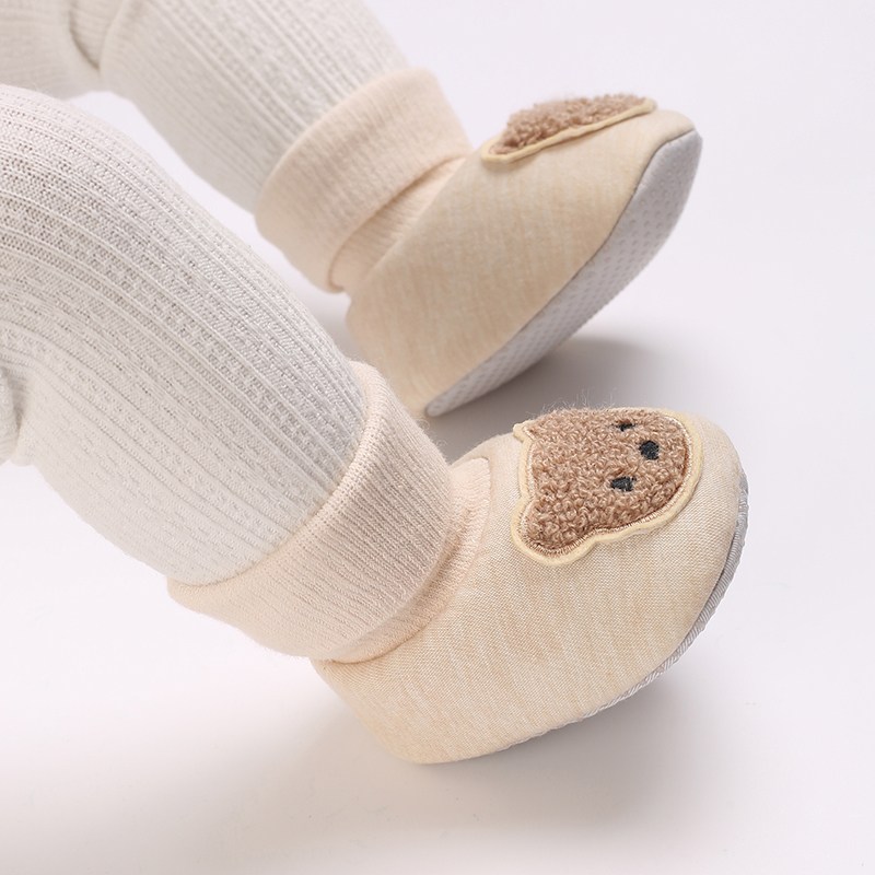 Giày cotton Giữ Ấm Chống Trượt Hình Gấu / Thỏ Dễ Thương Cho Bé