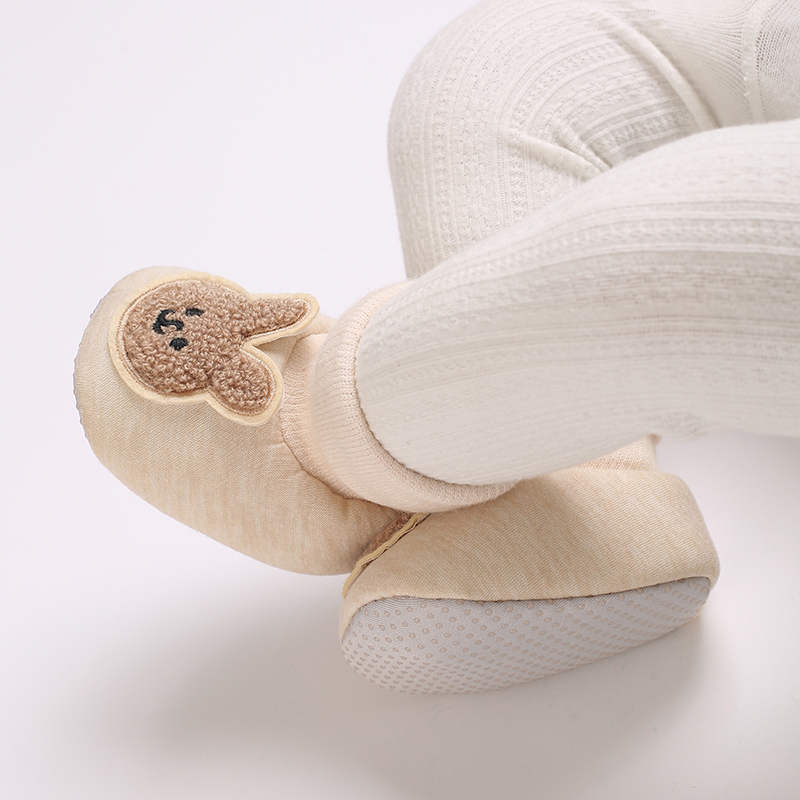 Giày cotton Giữ Ấm Chống Trượt Hình Gấu / Thỏ Dễ Thương Cho Bé