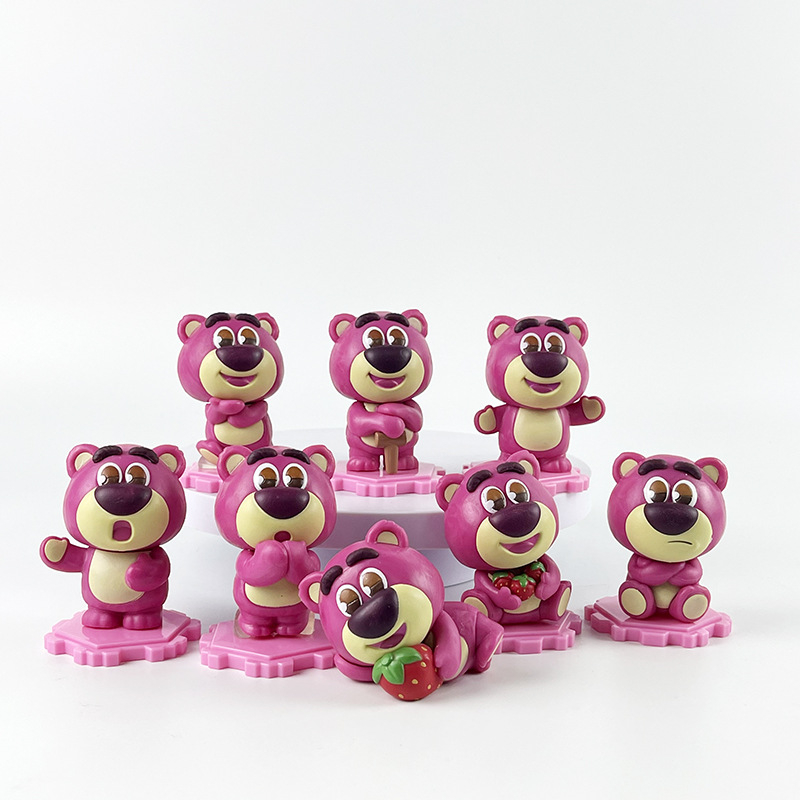 DISNEY Set 8 Mô Hình Nhân Vật Phim Hoạt Hình toy story 5-8cm