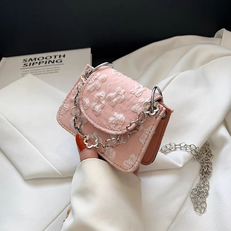 Moweikaidi Túi Đeo Chéo Vai mini Hình Vuông Có Dây Xích Thời Trang Phổ Biến Cho Nữ