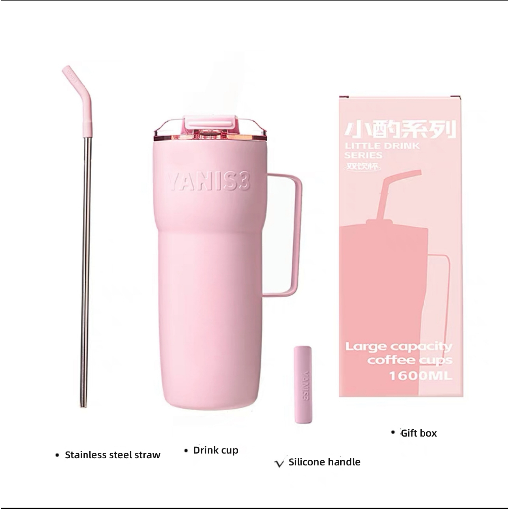 Yankees Bình Nước 3 Tầng Cách Nhiệt Bằng Thép Không Gỉ 1600ml