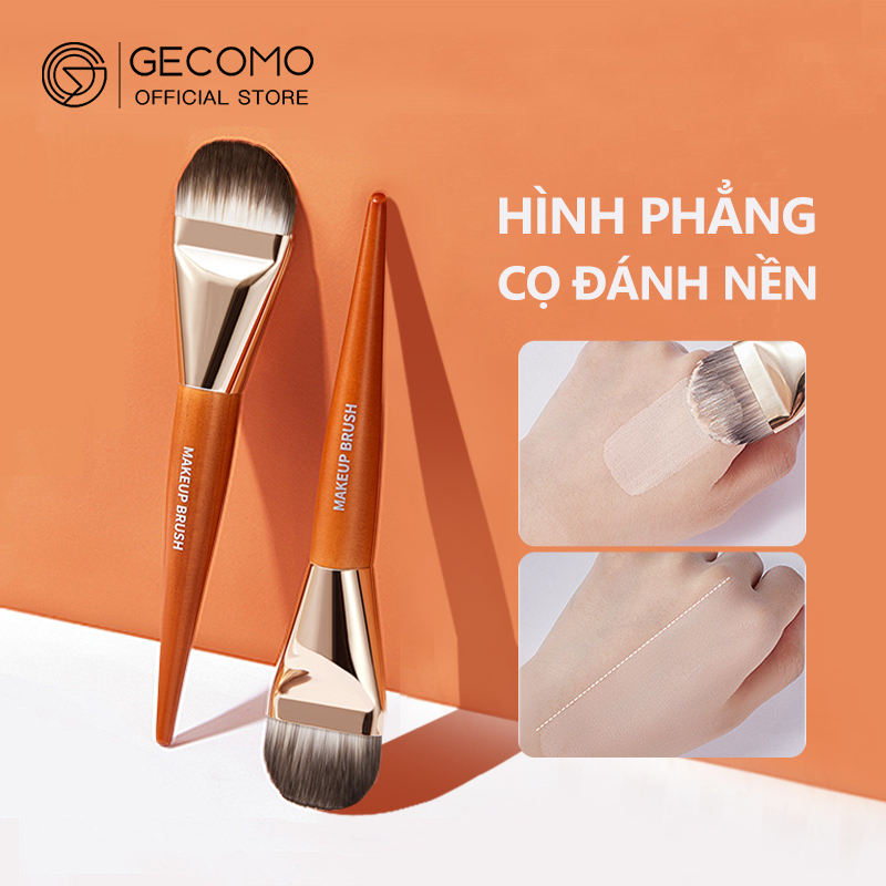 Cọ trang điểm nền GECOMO đầu dẹt nhanh chóng