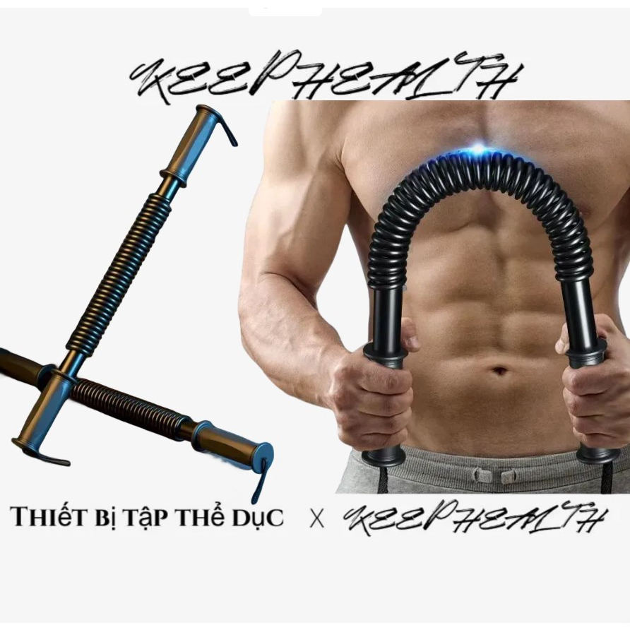 🎉12.12🎉Gậy Bẻ Tập Cơ Tay, Tập Cơ Vai Gym-Yoga Lò Xo Tập Bắp Tay Power Twister Cao Cấp Chuyên dụng tập cơ bắp. KP