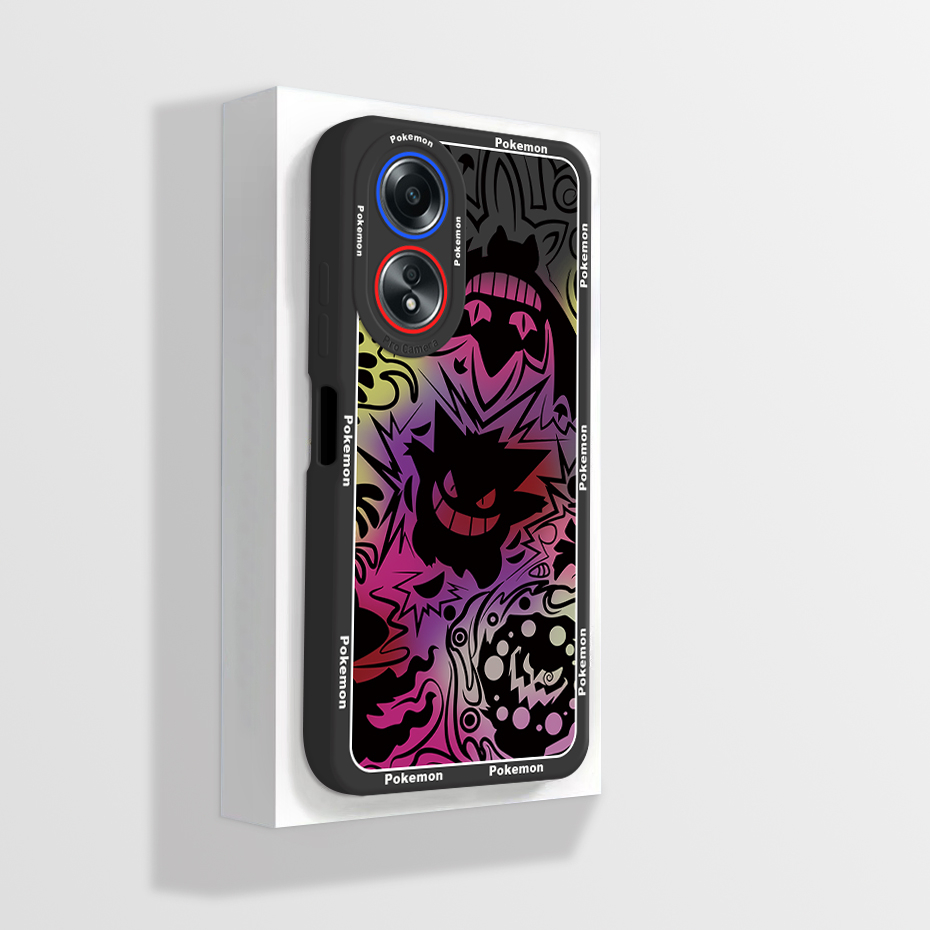 Ốp Điện Thoại silicone Mềm Màu Trơn In Hình Gấu Trúc / Khủng Long Cho oppo a58 4g cph2577