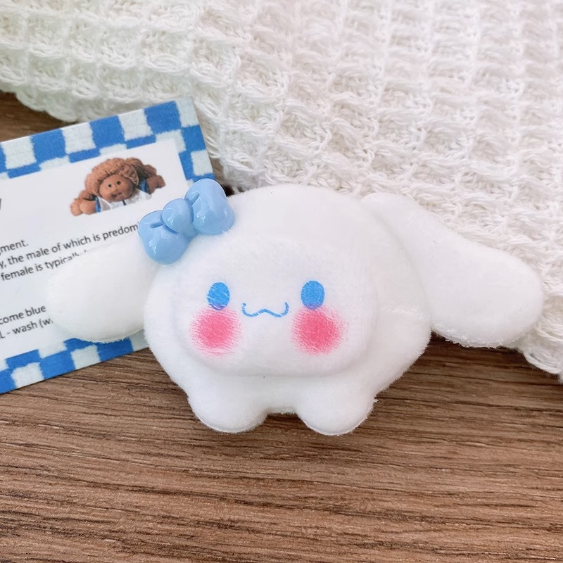 Mh Kẹp tóc Phủ Bông Hình sanrio melody Vịt Hóa Trang Ngọt Ngào Thời Trang Làm Quà Tặng Cho Học Sinh kẹp càng cua kẹp tóc xinh