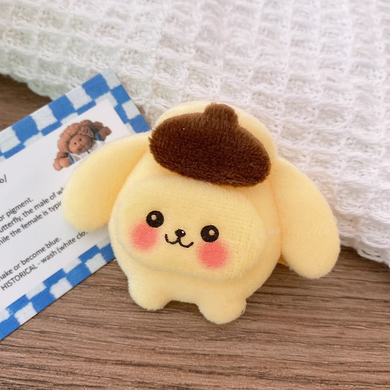 Mh Kẹp tóc Phủ Bông Hình sanrio melody Vịt Hóa Trang Ngọt Ngào Thời Trang Làm Quà Tặng Cho Học Sinh kẹp càng cua kẹp tóc xinh