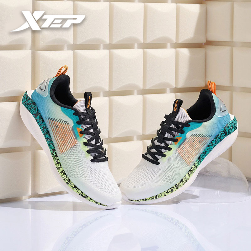 Xtep zhiqing 6.0 Giày Thể Thao Mềm Mại Siêu Nhẹ Thoáng Khí Chống Sốc Dành Cho Nam Giới