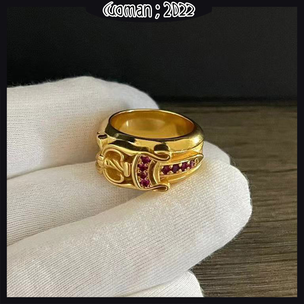 Nhẫn Mạ Vàng 24k Hình Trái Tim