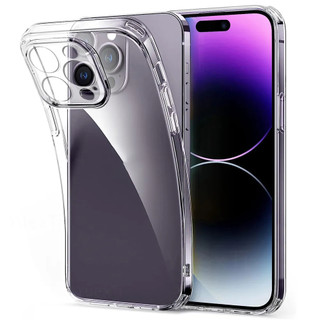 Ốp điện thoại silicon dẻo trong suốt chất lượng cao cho IPhone 16 15 14 13 12 Mini Pro Max Plus