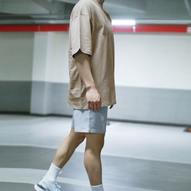 Áo Thun Thể Thao Tay Ngắn Dáng Rộng Chất Liệu cotton plus size m-5xl Cho Nam