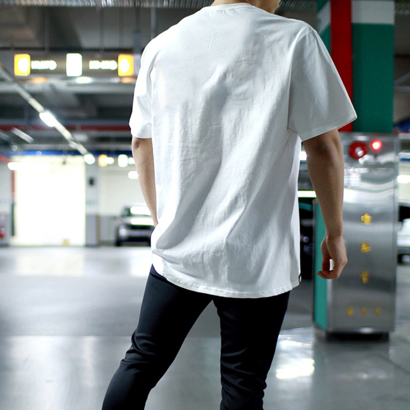 Áo Thun Thể Thao Tay Ngắn Dáng Rộng Chất Liệu cotton plus size m-5xl Cho Nam