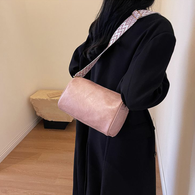 Yogodlns Túi Đeo Chéo Da pu Mềm Chất Lượng Cao Màu Trơn Phong Cách retro