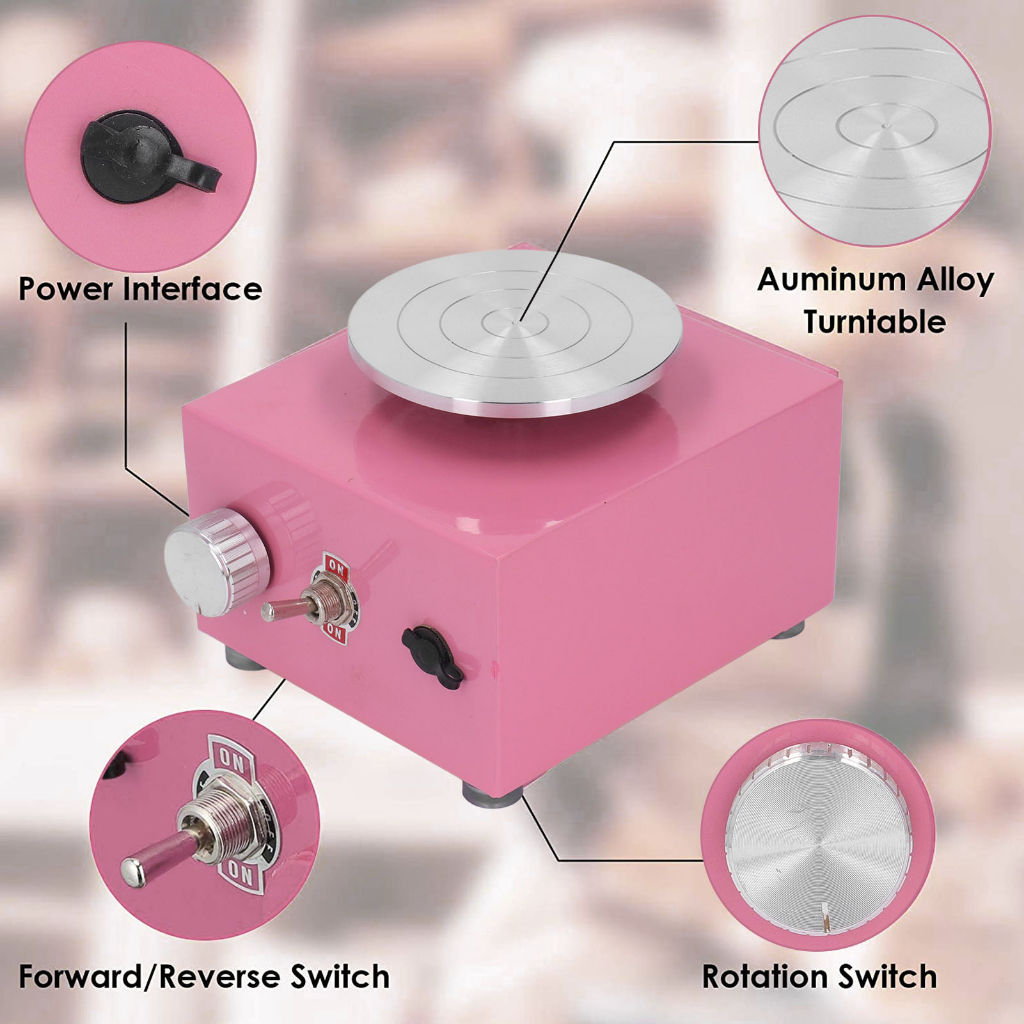 NiceOne  Vuông Mini Chậu Nước Nhỏ Thu Nhỏ Trẻ Em Giảng Dạy Máy Gốm Máy Vẽ Máy Đất Sét Máy Vẽ cmman