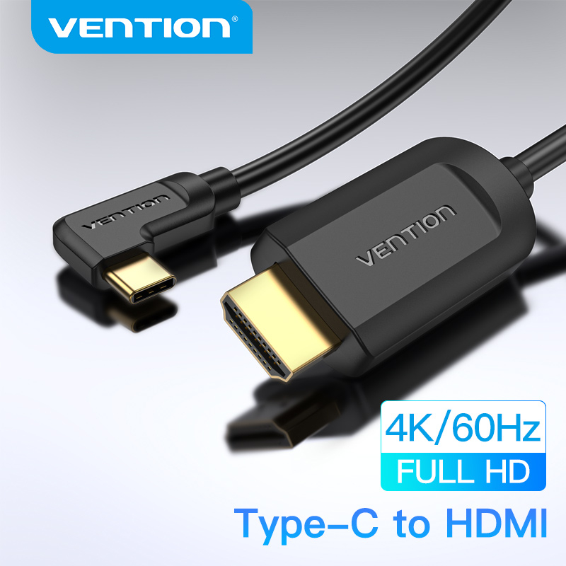Dây cáp chuyển đổi VENTION từ HDMI sang đầu USB C hỗ trợ 3 4K 60Hz cho Huawei MateBoo