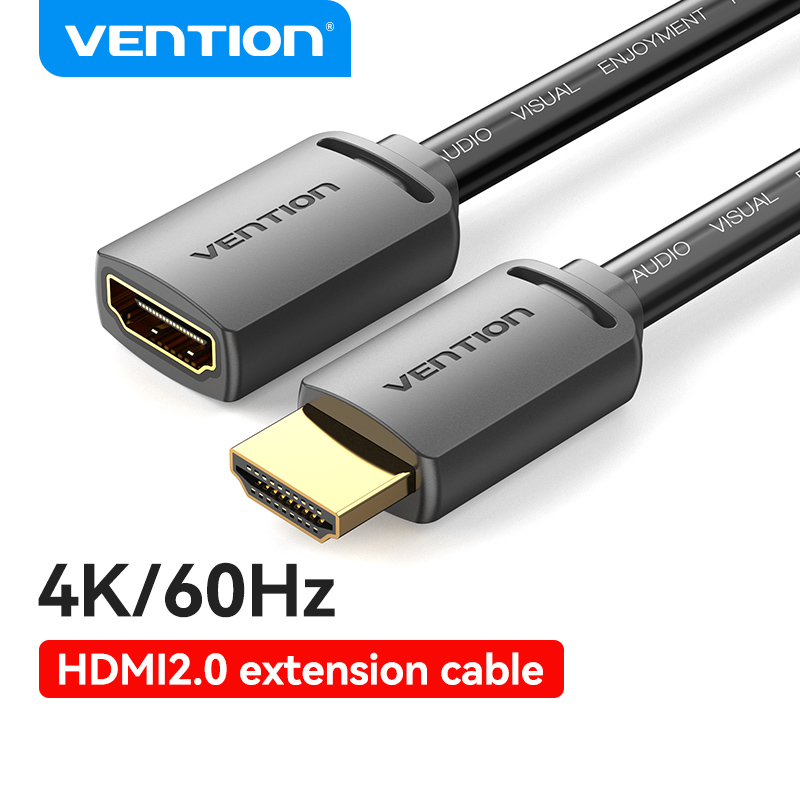 Dây cáp nối dài HDMI VENTION tốc độ cao từ đầu cắm sang cổng 1080P 3D cho máy tính/HDTV/máy chiếu