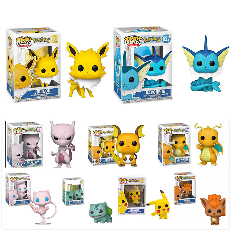 Búp Bê funko pop!Mô Hình Nhân Vật pikachu raichu eevee mewtwo Trong pokemon bulbasaur squirtle