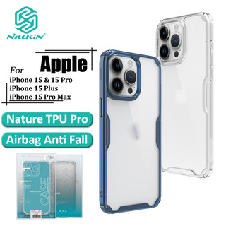 Ốp điện thoại 
NILLKIN TPU mềm trong suốt siêu mỏng chống sốc thích hợp cho iPhone 15 Pro Max 15 Pro 15 Plus Pro