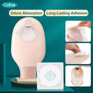 Cofoe ostomy Túi Đựng Dụng Cụ Y Tế Hai Mảnh Thoát Nước colostomy