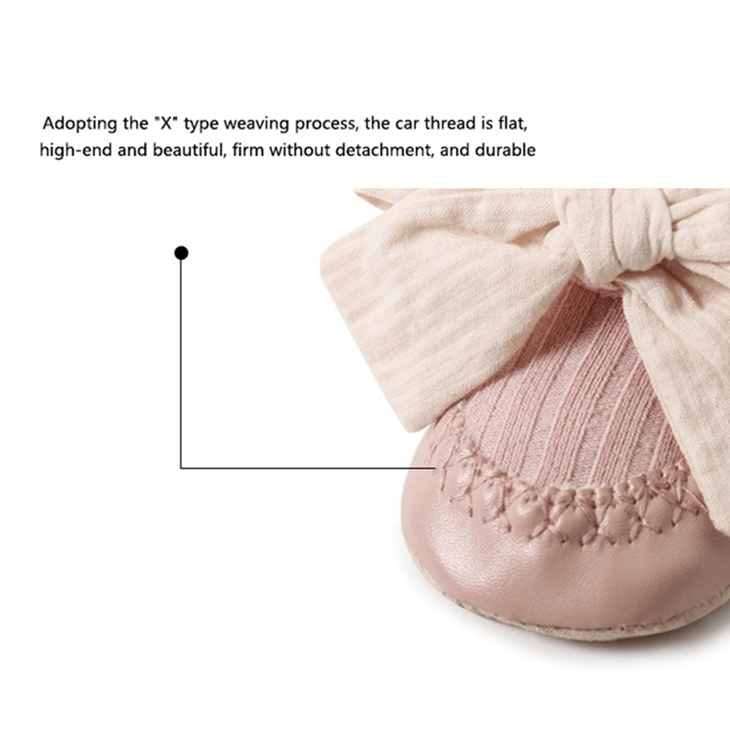 Vớ cotton Đính Nơ Lớn Dễ Thương Phong Cách Hàn Quốc Cho Bé Gái