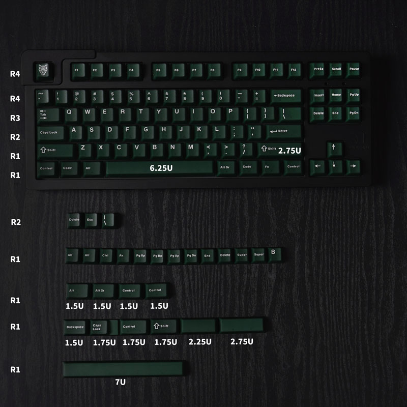 Pyga Bộ Bàn Phím 141 Phím Cho mx switch gmk67 rk61 84 87