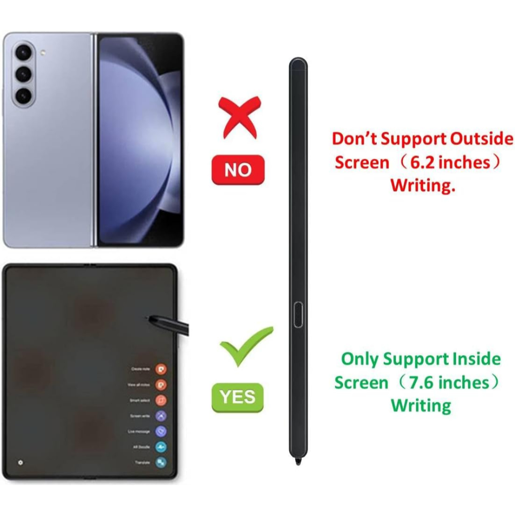 Tương Thích Với Màn Hình Cảm Ứng Sang Trọng Cho samsung galaxy z fold 5 s pen stylus, no bluetooth & Độ Nhạy Cao