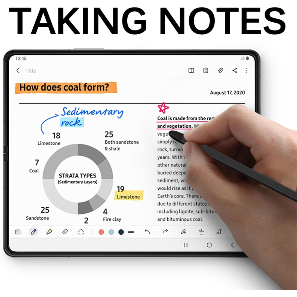 Tương Thích Với Màn Hình Cảm Ứng Sang Trọng Cho samsung galaxy z fold 5 s pen stylus, no bluetooth & Độ Nhạy Cao