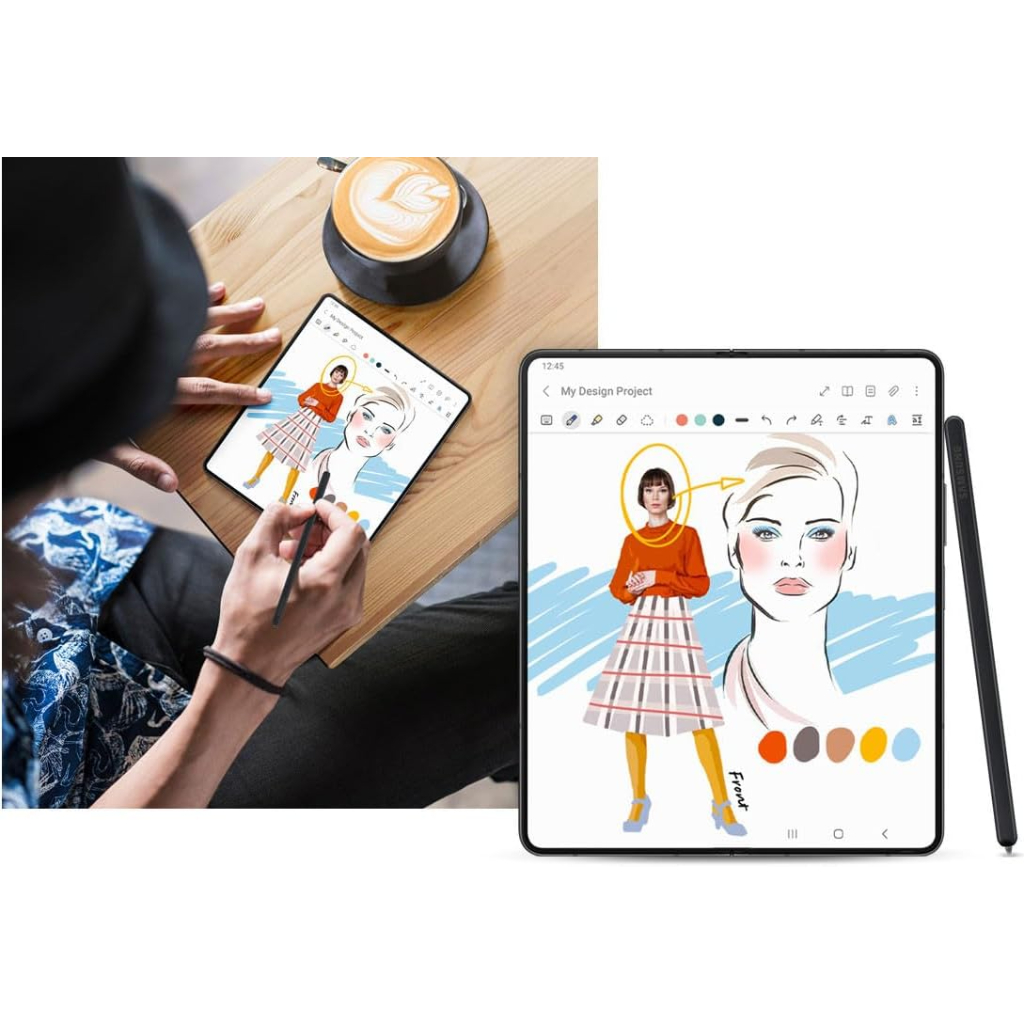 Tương Thích Với Màn Hình Cảm Ứng Sang Trọng Cho samsung galaxy z fold 5 s pen stylus, no bluetooth & Độ Nhạy Cao