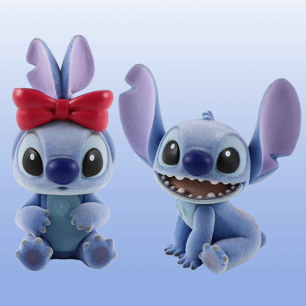 Mô Hình Nhân Vật Hoạt Hình disney lilo & stitch 10cm Để Bàn Trang Trí