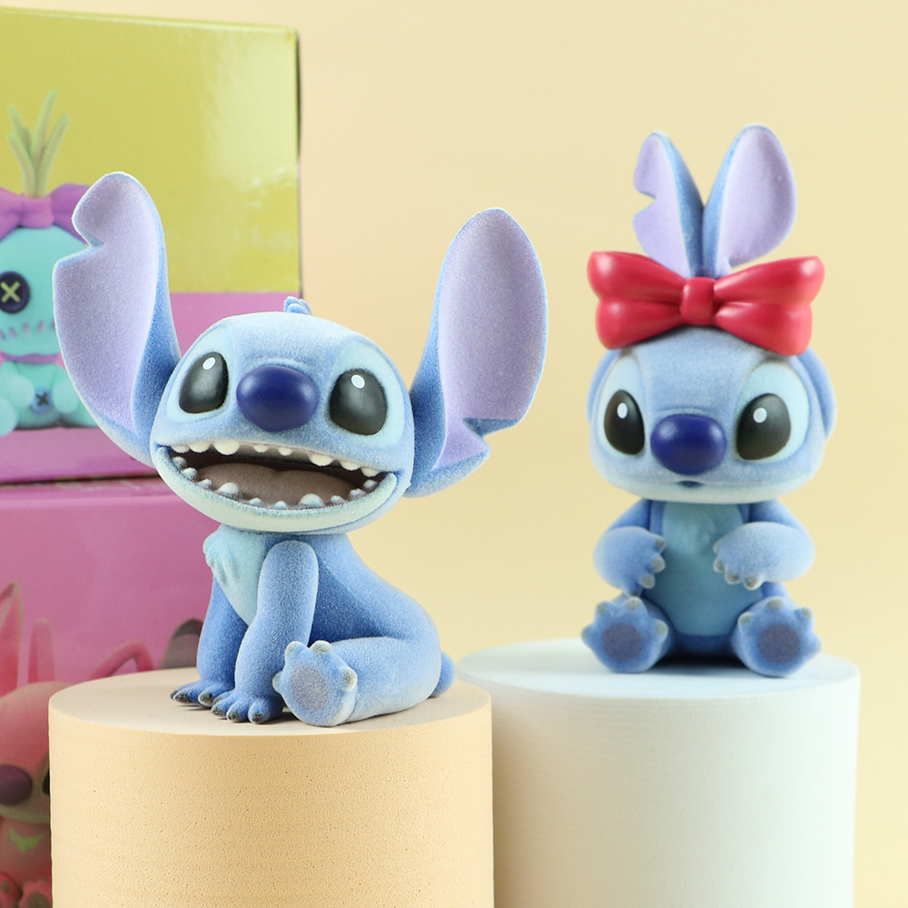 Mô Hình Nhân Vật Hoạt Hình disney lilo & stitch 10cm Để Bàn Trang Trí