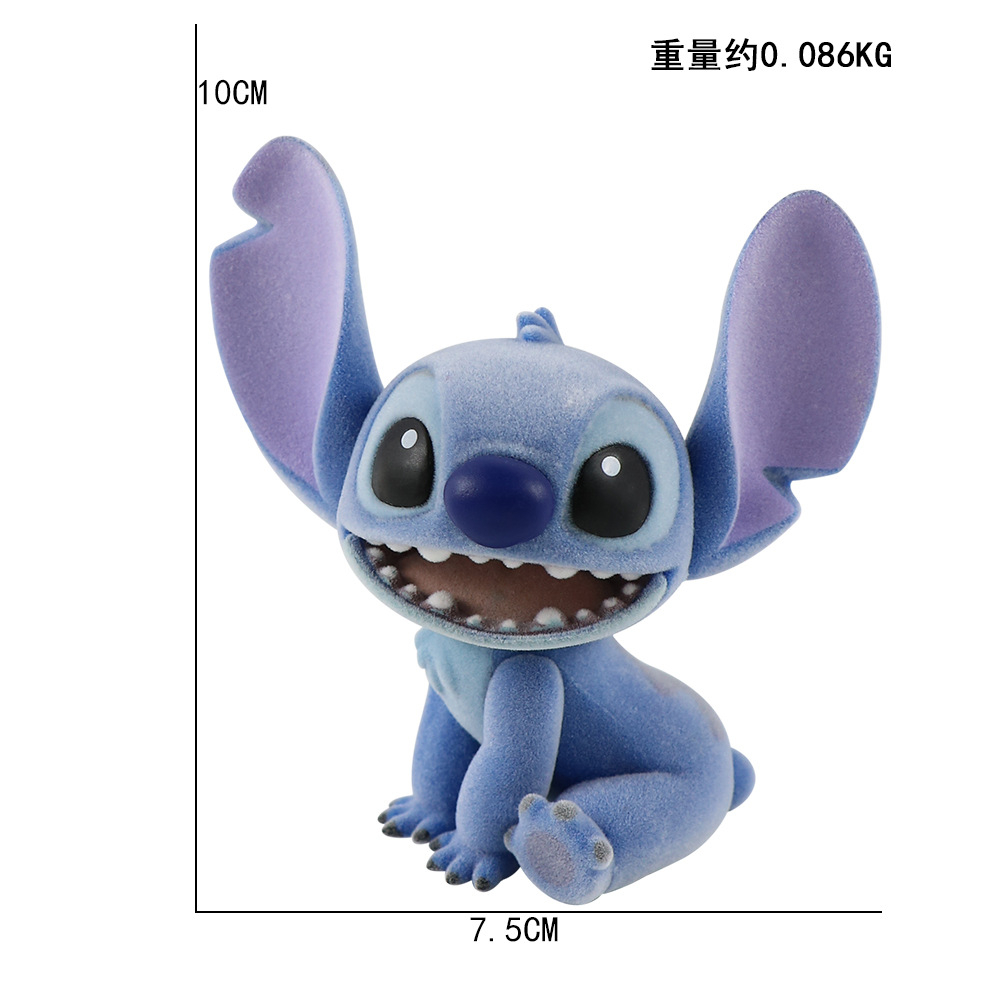 Mô Hình Nhân Vật Hoạt Hình disney lilo & stitch 10cm Để Bàn Trang Trí