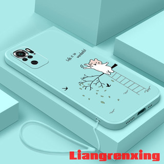 Ốp lưng xiaomi ốp điện thoại chống sốc cho redmi note 10 4g note 10s redmi note 10 pro 4g ytklm01 viền vuông cute