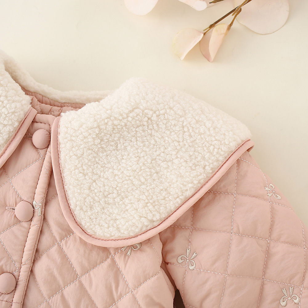 Áo Khoác Tay Dài + Túi Đeo Chéo Màu Sắc Đơn Giản Phong Cách Hàn Quốc Cho Bé Gái 0-3 Tuổi