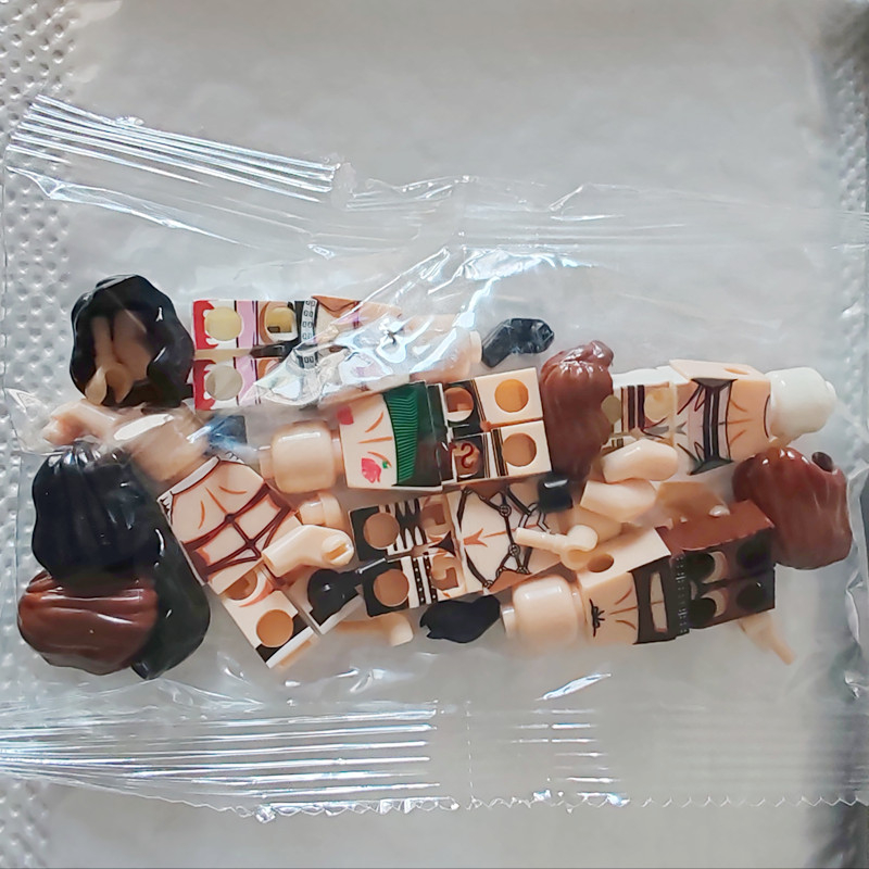 Bộ 6 Món Đồ Chơi Lắp Ráp Mô Hình Thiên Thần Mặc bikini Cho Bé Gái