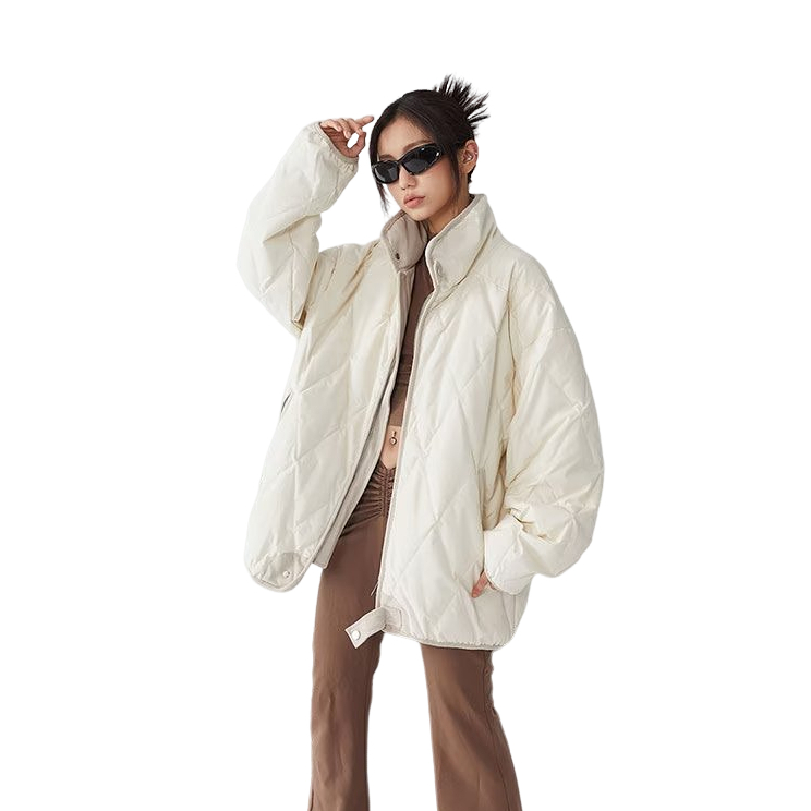 Trang Phục Vải cotton Thời Trang Hàn Quốc Thiết Kế Mới Phong Cách Hình Thoi Phong Cách Mỹ unisex Mùa Đông Cho Nam Và Nữ