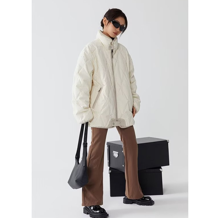 Trang Phục Vải cotton Thời Trang Hàn Quốc Thiết Kế Mới Phong Cách Hình Thoi Phong Cách Mỹ unisex Mùa Đông Cho Nam Và Nữ